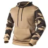 Automne hommes Camouflage polaire sweats à capuche armée tactique mâle hiver Camouflage Hip Hop pull à capuche sweat vêtements amples