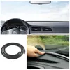 New Car Dashboard Seal Center Console Abnormal Noise Sound Insulation Dustproof Rubber Strip Carbon Fiber for Auto Accessories