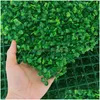 Faux blommor grönare 40x60 cm faux grönska konstgjorda gröna växter gräsmattor matta för hem trädgård vägg landsca grönska plast gräsmatta d dhqps