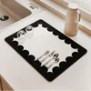Tappetini da tavolo di grandi dimensioni nordico minimalista caffè assorbente tappetino da tavola per desktop tappetino da cucina decorazione bagno