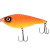 3,5 pouces 0,9 oz Jerkbait dur Suspende Swimbait No.4 Hooks triples d'eau douce d'eau de mer avec des yeux 3D pour l'abus de troute de pêche à la pêche de pêche à la pêche à la pêche à la pêche