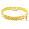 Bracelets de charme Saiye 2023 Bracelet plaqué or 24 carats 8mm Cadeaux cubains latéraux pour hommes Bracelets femmes