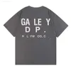 Galleryse Depts Herr t-shirts Tvättade Distressed Tyg T-shirts T-shirts Dam Designer Galleryes Bomull Toppar Casual Shirt Polos Clothesnm6y