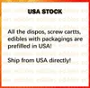 USA wholesale prefilled carts 1g 2g with LIVE RESIN dispos packagings gift boxes cake packwoods alienlabs muhameds made and ship from USA directly