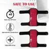 Benmassager Knä LED Red Light Therapy Pad Infraröd filt för smärtlindring Kroppsavkoppling Hälso- och sjukvård Portable Home Use Device 231118