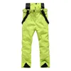 Men's Pants Ski Waterproof Joggers Windbreak Trousers Winter Warm Bottoms Thickened Strap Hiking Mountain-Climbing Pantalones