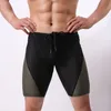 Shorts masculinos praia compressão de verão emendado perneiras curtas Joggers secagem de fitness skinny fitness 230419