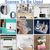 Hooks Rails Double-Sided Adhesive Wall Hanger Strong Transparent Suction Cup Sucker Storage Holder For Kitchen Bath 230419