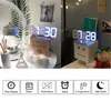 3D-LED-Wanduhr, digitale Wecker, Zuhause, Wohnzimmer, Büro, Tisch, Schreibtisch, Nachtuhr