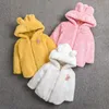 Vestes enfants bébé chaud filles garçons dessin animé hiver polaire sweat manteaux manteau pour fille veste enfant en bas âge 2t