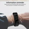 Homens inteligentes Mulheres assistem Bluetooth Compatível com freqüência cardíaca Monitor de fitness Pedômetro Bracelete USB Pulseira esportiva de carregamento direto