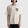 Projektantka moda odzież koszulki hip-hop tshirts Rhude American High Street Trend marka Summer Mężczyzn Kobiety Kobiety do gry w Pensje Bezpłatne do gry wydrukowane luźna bawełniana koszulka