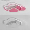 Ceiling Lights Modern Led Ceiling Lamp Creative White Cloud Bedroom Lighting Cartoon Children's Room Kid Read Study Pink Decoration Light Q231120