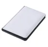 50PCS多機能カードホルダー昇華DIYホワイト片面空白のパスポートカバー