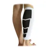 Joelheiras 1pcs camada base de compressão manga shin guard homens homens ciclismo que aquecedores executando suporte de bezerro esportivo de basquete de futebol