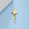 Charms 5 stks/partij Rvs Jezus Kruisen Voor Sieraden Maken Groothandel Ketting Armbanden Religieuze Hangers Diy Accessoires