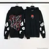 Sweatshirts Erkek Kadın Tasarımcı Hoodies Moda Sokak Giyim Amerikan High Street Niche Modaya Rz Görünmez H Baskılı Kazak Gevşek Çift Hoodie Erkek Kadın Winte