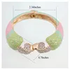 Braccialetto KAYMEN Vendita di lusso smalto colorato animale pappagallo braccialetto braccialetto 7 colori per donne ragazze adolescenti bei gioielli 3328 231120