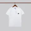 Herren-T-Shirts, Designer-Modemarke, Tops, Polos, Hemd, origineller Stil, hohe Qualität, lässig, für Herren, Schwarz, Weiß, Revers, T-Shirt, Dreieck-T-Shirts, Sommer, neu, luxuriös, kurze Ärmel