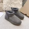 Platforma 5 cm Wysokie kobiety klasyczne buty platformowe Super mini buty śniegu australijskie zimowe designer śniegu Tasman Tazz skórzane buty ciepłe buty dziewczyny 35-44