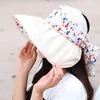 Wide Brim Hats 2023 Foldable Sunshade UV Protection Sun Hat For Women Summer Visor Beach Cap Panama Chapeau Femme Gorra Mujer