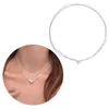 Pendant Necklaces Exaggerated Loves Heart Short Choker Magnetic Multilayer Necklace