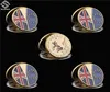 5PC UK BREXIT EU Folkomröstning Independence Craft Gold Commemorative Euro Coin med skyddskapsare2440336