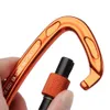 5 PCSMoschettoni 12/23/24 / 25KN Moschettone di sicurezza professionale a forma di D Ganci chiave in alluminio Arrampicata Sicurezza Master Lock Strumento per escursioni all'aperto P230420