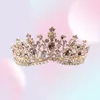 Haarspangen, Haarspangen, rosa Kristall-Tiaras und Krone, Braut- und Hochzeitsaccessoires, einfache Kopfbedeckungen, Stirnbänder für Frauen und Mädchen, Party 4355938