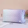 LL Women's PU Leather Gradient Travel Portable Toiletry Bag Cosmetic Organizing Storage Bag 3 Colors B002