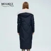 Women's Down Parkas MIEGOFCE Winter Parka Women's Cotton Clothing Stand Collar Fur Hooded Soft Fabric Jackets And Coats For Women D22625 231118