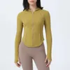 Lu Lu Jacket Hoody Align Manches Longues Femmes Vestes Couleur Unie Femmes À Capuche Sport Yoga Citrons Rembourré Manteau Chaud Top Zipper Fitness Loisirs Définir Veste Running Gym Sp