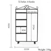 Sieradenzakken 32 holes 6 haken oorbellen steden ketting display joodlery organisatie multifunctionele metalen oorbelhouder