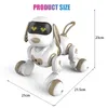 Électrique/RC Animaux Drôle RC Robot Électronique Chien Cascadeur Commande Vocale Touch-sens Musique Chanson Robot Chien pour Garçons Filles Jouets Pour Enfants 18011 230420