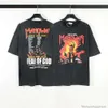 T-Shirts T-Shirts Luxus Herren Designermode Kleidung Vintage Muscle Male Heavy Metal Rock B Limited Wash Vtg Worn Kurzarm T-Shirt Male Non Fogs