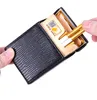 Smoking Pipes 6.5mm Medium Cigarette Special Cigarette Box Full Pack of 20 Men's Cigarette Bags Leather