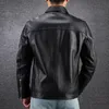 Veste authentique en cuir pour hommes. 231118