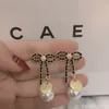 20 orecchini di design di lusso in stile marchio lettera fiore orecchini pendenti per le donne amanti delle feste regalo gioielli di fidanzamento