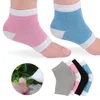Spor çorapları nemlendirici jel pamuk ipliği topuk yarım koruma ayak açık ayak parmağı çok renkli spa