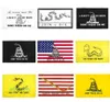 Gadsden Flag 9 Styles Direct Factory Whole 3x5fts 90x150cm Don039t Tread On Me Tea Party Rattake Snake U8772188