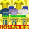 5A + Rush Shipping FC Futebol Jerseys Ronaldo 2023 2024 Home Away CR7 Gonzalo Martinez Talisca Ghislain Konan Vincent Aboubakar Homens Futebol Camiseta Al-Nassr FC