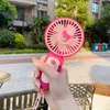 Parti Arkadaş Hediye Çiçek Sevimli Mini USB Şarj Taşınabilir Handheld Fan 2023 Fan Kids Açık Soğutucu Fan Parti Hediyesi