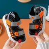 Sandalen Junge Sport Sandale Sommer Atmungsaktive Rutschfeste Weiche Sohle Kinder Flache Schuhe Kinder Strandsandalen Für Teenager Schuhe sapato infantil 230420