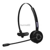 Mobiltelefonörlurar Tebe 5.0 Earphone USB Mono Head-Moned Gaming Headset Buller Reduction HiFi Wireless Business Headset med MIC för PC YQ231120