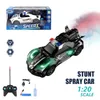 Coche eléctrico RC 1/20 Mini RC Control remoto Drift Spray Racing con juguetes ligeros para niños Regalo 2 4G Vehículos para niños Regalos para el día de los niños 231120