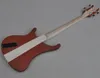 E-Bass mit 4 Saiten, CNC-geschnitztem Muster, mit goldener Hardware, Logo/Farbe anpassen