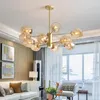 Kronleuchter Nordic Wohnzimmer LED Anhänger Lampe Minimalistischen Stil Molekulare Kreative Esszimmer Schlafzimmer Home Magic Bean Beleuchtung Leuchten