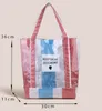 Borse da sera Borsa a tracolla da donna in PVC impermeabile scozzese alla moda Borsa a tracolla casual a righe dal design di lusso Borse con manico superiore