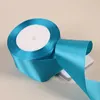 25 Yards/Roll Hochzeitsgeschenkverpackungsbänder Bug für DIY -Handwerk 50mm Polyester Satin Bänder Weihnachten Home Decor Accessoires Tape