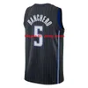 S SL 5 Paolo Banchero Basketball Jersey Screen Imprimerie Men de la ville de la ville Cole Cole Anthony Franz Wagner Wendell Carter Markelle Fultz Jalen SS